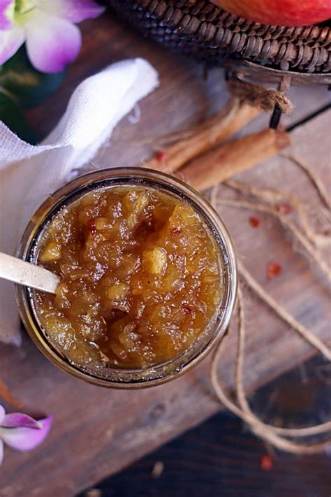 Apple Chutney Recipe (With Whole Spices) | Cook Click N Devour!!!