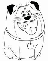 The Secret Life Of Pets Coloring Pages  Best For Kids sketch template