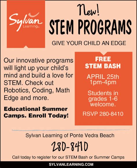 Sylvan Learning Center | Stem programs, Learning centers, Learning