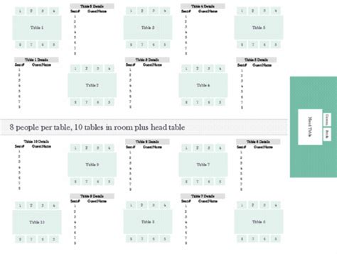 Wedding Seating Chart Template 2023 (FREE Template)