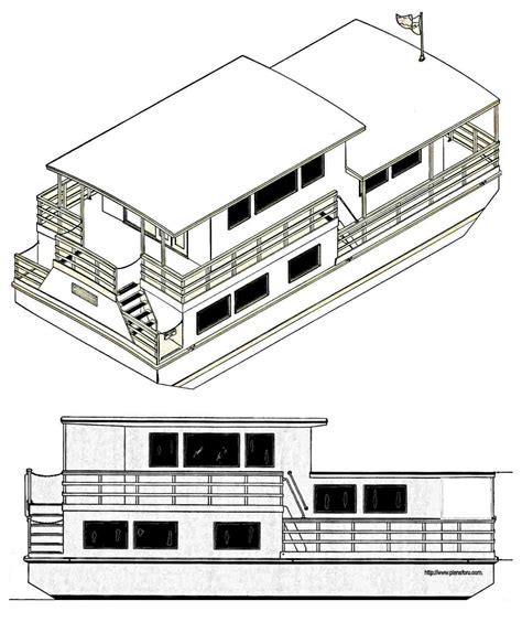 Houseboats, Funboats, Pontoon Boats - Plans for U | Boat building plans, Boat plans, Build your ...