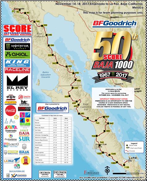 2017 Baja 1000 Race Course Revealed in Detail | Off-Road.com