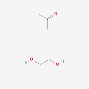 Propane-1,2-diol;propan-2-one | C6H14O3 | CID 87402765 - PubChem