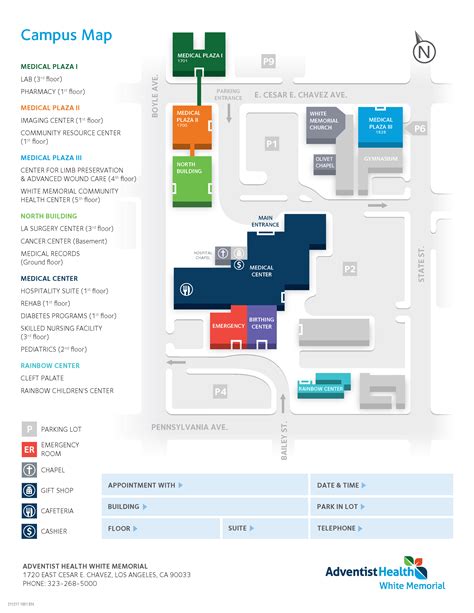 Adventist Health White Memorial Parking and Transportation