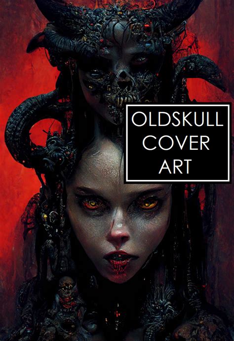 Oldskull Cover Art - NECROMANTIS - RPG Stock Art (AI Generated) - Kent ...