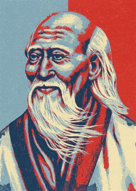 'Lao Tzu' Poster, picture, metal print, paint by Izmo Scribbles | Displate