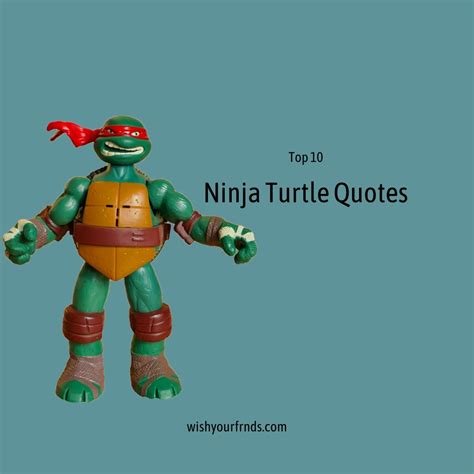 Top #10 Ninja Turtle Quotes - Wish Your Friends