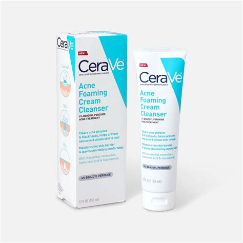 CeraVe Acne Foaming Cream Cleanser, 5oz