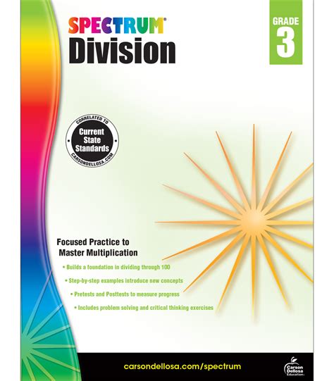 Spectrum - Division Workbook, Grade 3 - Classful