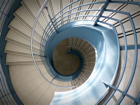 Free Images : light, architecture, line, descent, lighting, spiral staircase, circle, stairs ...