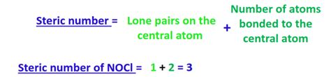 NOCl Lewis structure, molecular geometry, bond angle, hybridization