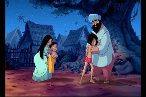 Image - Mowgli and Ranjan are both with their parents.jpg | Jungle Book ...