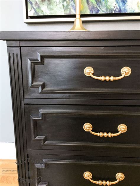 Chic Black Painted Dresser | Hometalk