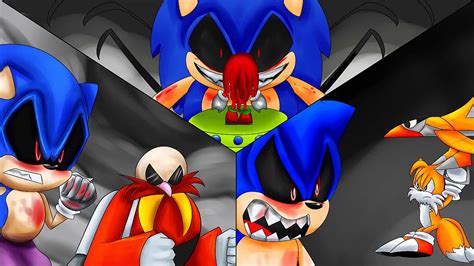 Speed Art - Sonic.exe Spirits Of Hell - Round 1 Battle! - YouTube