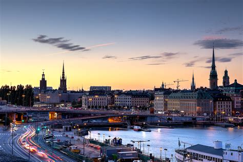 Areal photography of high rise building during golden hour, stockholm HD wallpaper | Wallpaper Flare