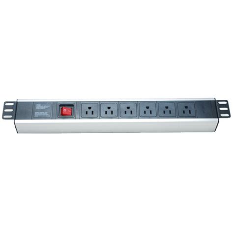 Rack Mount PDU USA Plug Socket| 6 7 8 10 12 Ways PDU for Cabinets