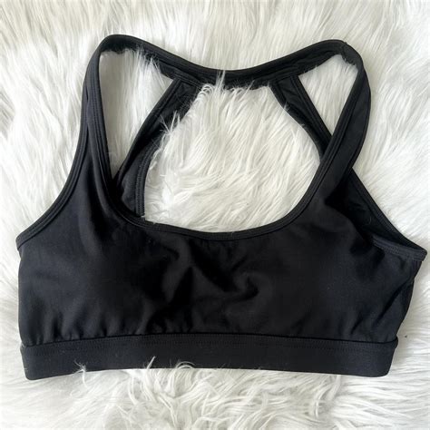 Popflex Active black racer back bra, size... - Depop