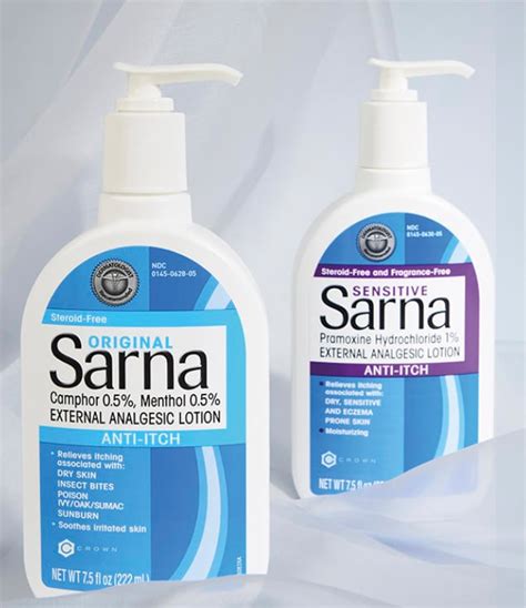 Sarna Anti-Itch Lotion relieves itchy skin from eczema, psoriasis ...