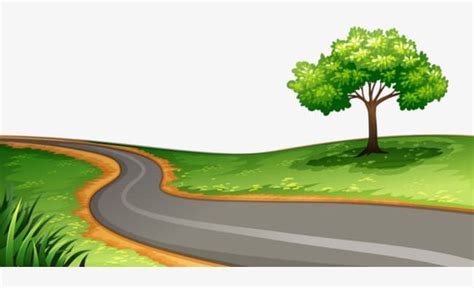 Winding Road PNG - greenbelt, highway, road, road clipart, trees ...