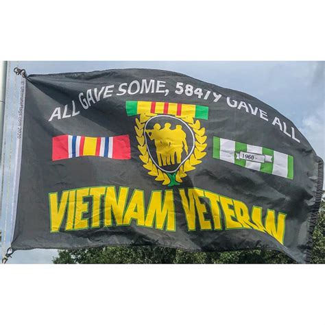 Vietnam Veteran Flag All Gave Some 58479 Gave All - 3 X 5 ft.