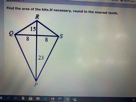 Area Of A Kite Geometry