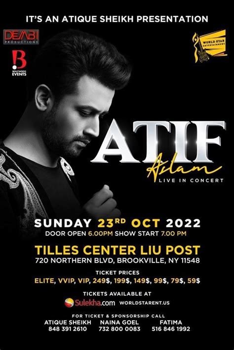 Atif Aslam Live In Concert - New York 2022