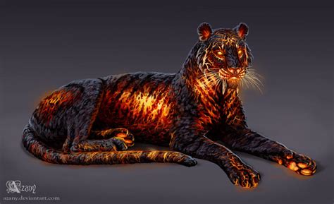 Timba the Lava Tiger by Azany on DeviantArt