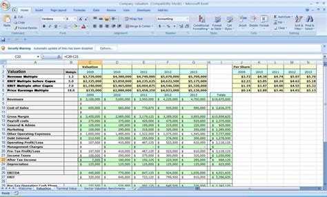 Business Plan Excel Spreadsheet Template Luz Templates - Riset