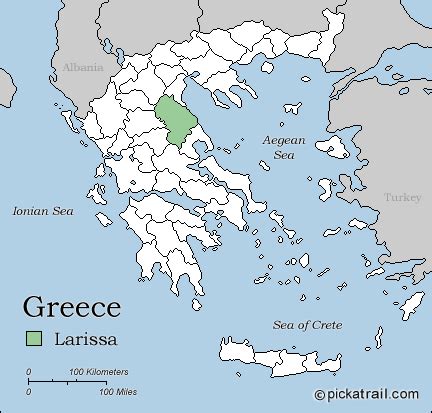 Larissa Map and Larissa Satellite Image