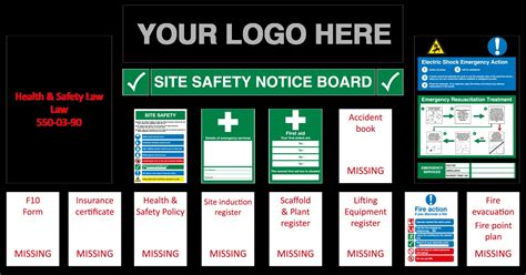 H&S Site Notice Board £165.00 | Site Safety | Consumables