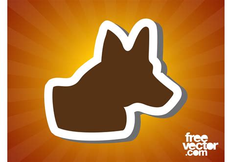 Dog Head Silhouette Free Vector Art - (11855 Free Downloads)