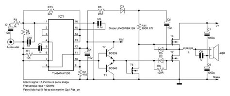 Class D AMP using only TL494 | diyAudio in 2022 | Class d amplifier ...