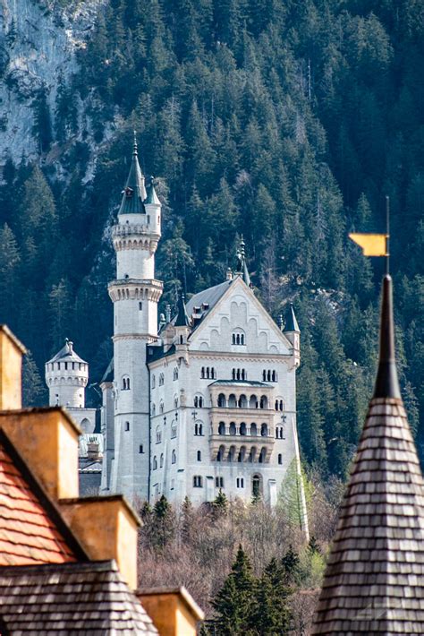 Neuschwanstein Castle form Hohenschwangau Castle, Germany