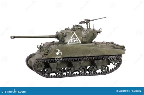 Model of Sherman tank stock photo. Image of combat, cannon - 6888450