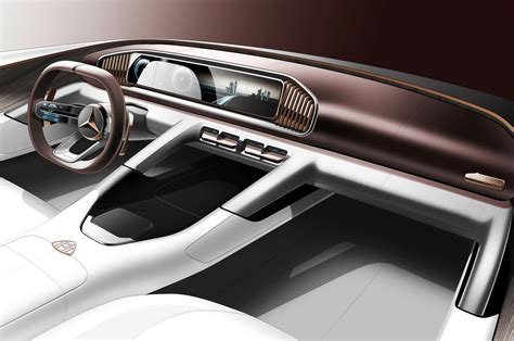 Mercedes-Maybach SUV Interior Previewed in New Sketch