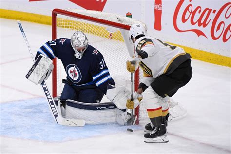 Hellebuyck makes 42 saves as Winnipeg Jets blank Vegas Golden Knights 4 ...