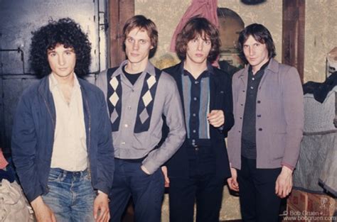 (L-R) Billy Ficca, Tom Verlaine, Richard Lloyd and Fred Smith of Television photographed at CBGB ...