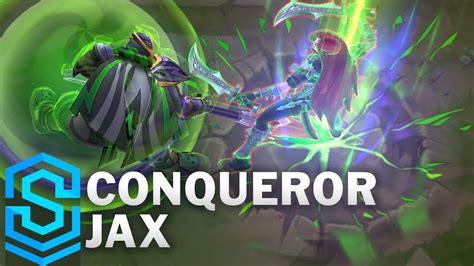 Conqueror Jax Skin Spotlight - Pre-Release - League of Legends - YouTube