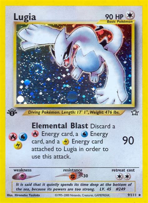 Pokemon Lugia Neo Genesis Unlimited Lp - ayanawebzine.com