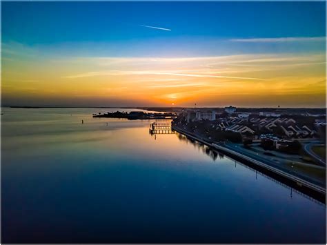 Reg Garner Photography 'Sunrise Over Sanford Marina Isle' Canvas Print ...