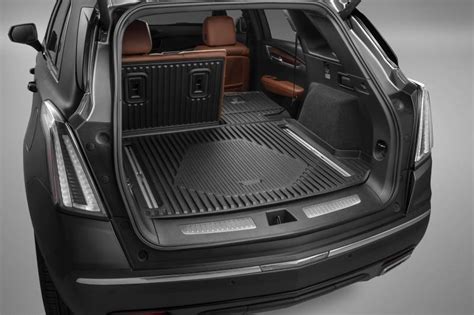 GM Accessories 84115991 - Premium Cargo Area Tray in Jet Black with Cadillac Logo [2017-20 XT5]