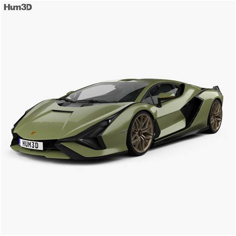 Lamborghini Sian 2022 3D model - Vehicles on Hum3D