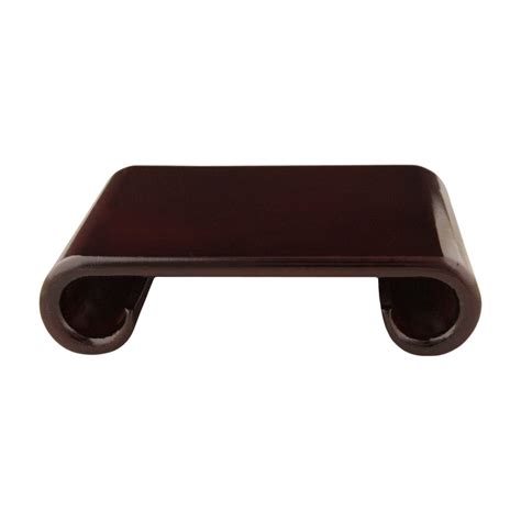 Oriental Furniture Rosewood Scroll Stand, base, stand, rosewood color ...