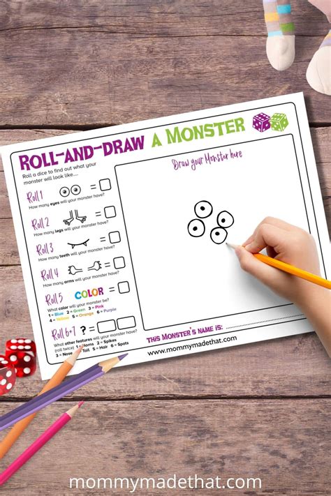 Make Your Own Monster Game for Kids