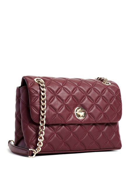 Kate Spade Natalia Medium Flap Shoulder Bag Cherrywood - Averand