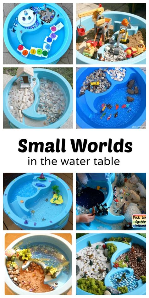 Small Worlds in the Water Table