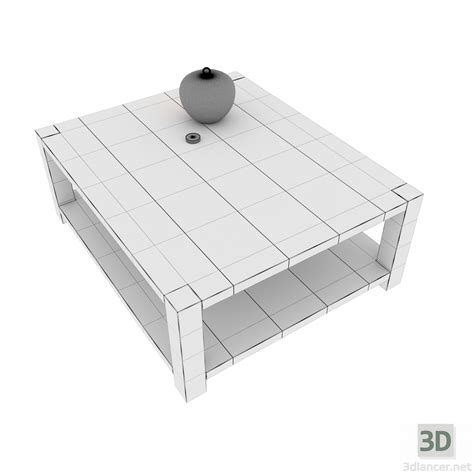 3d model Solid wood coffee table | 62480 | 3dlancer.net