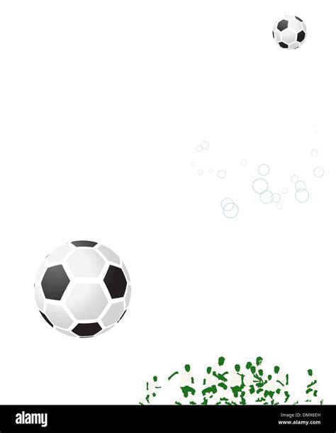 Soccer ball net green Stock Vector Images - Alamy