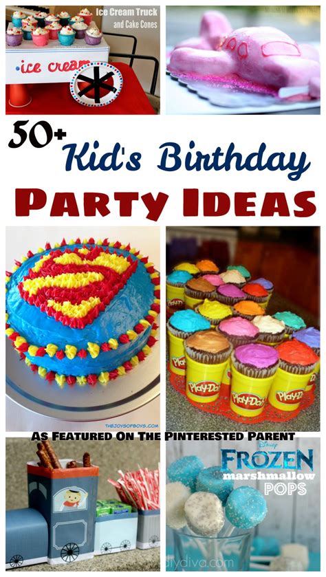 50+ Kid's Birthday Party Ideas – The Pinterested Parent