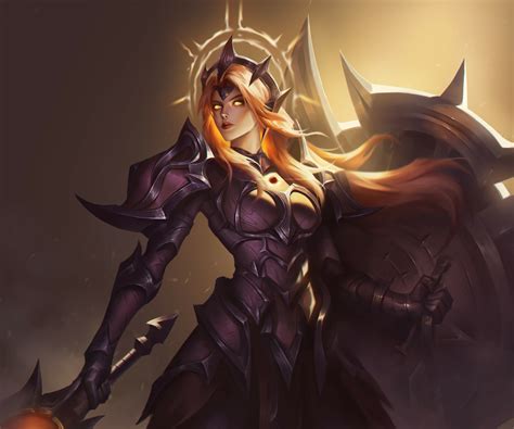 Solar Eclipse Leona Shield&sword TEMPLATE League Of Norway